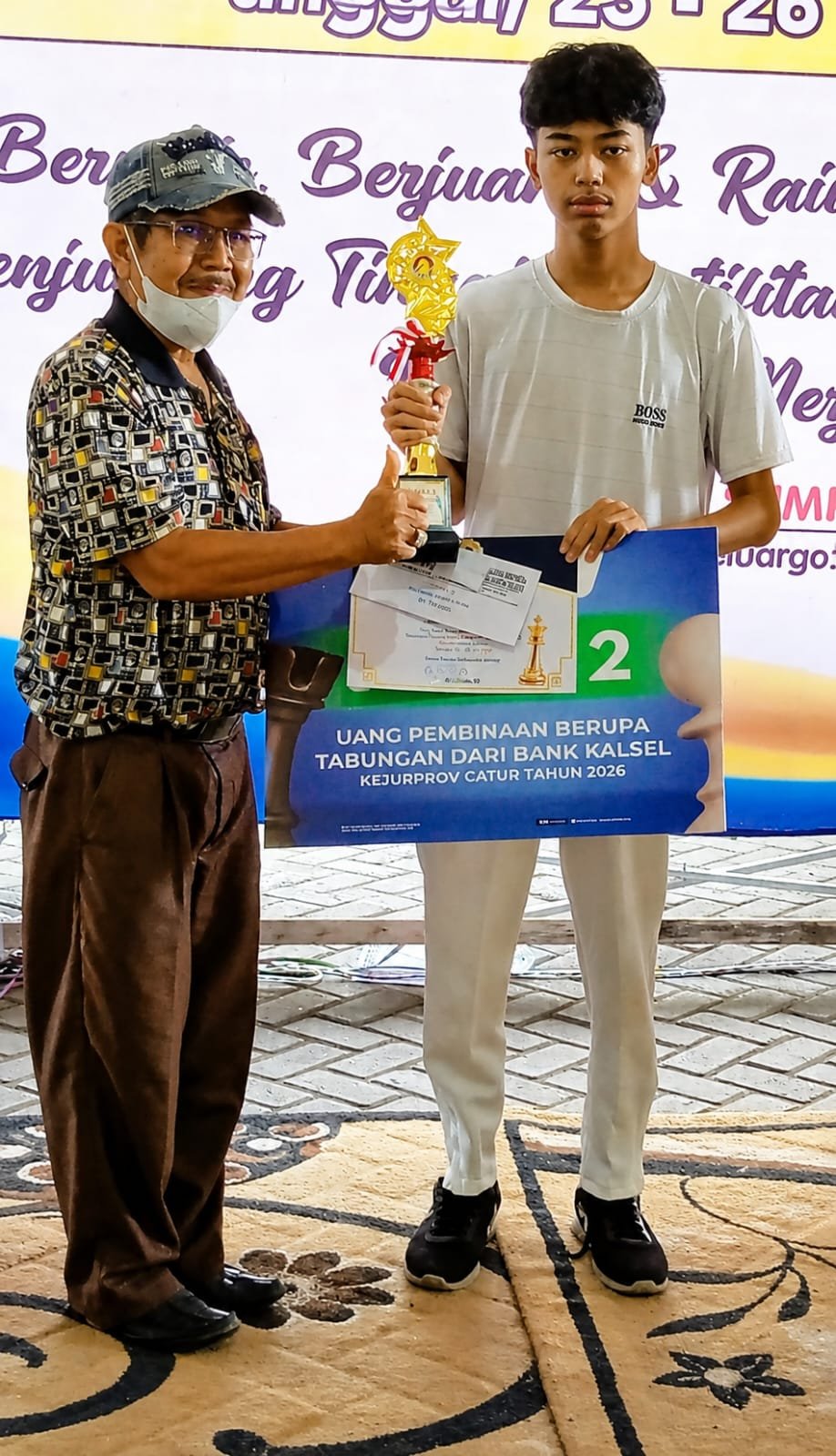 Langkah Pasti di Papan Catur, Siswa MAN 2 HSU Rebut Juara 2 KEJURPROV Catur 2026